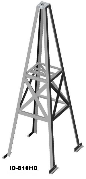 W8IO 8 foot heavy duty roof tower