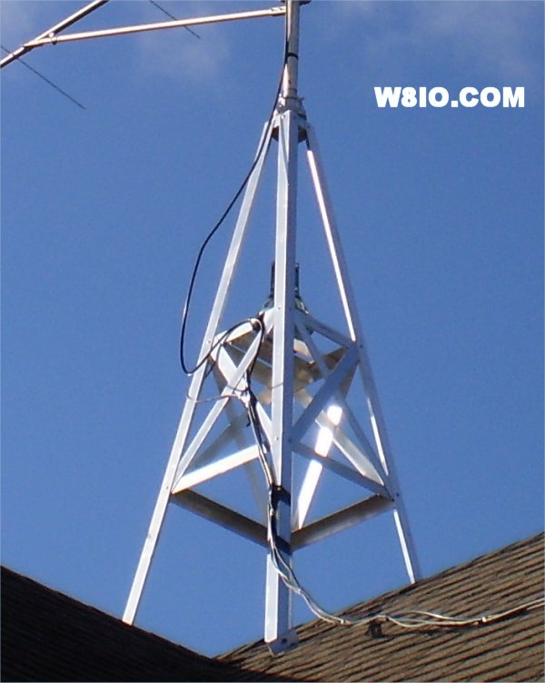 ham radio tower installation